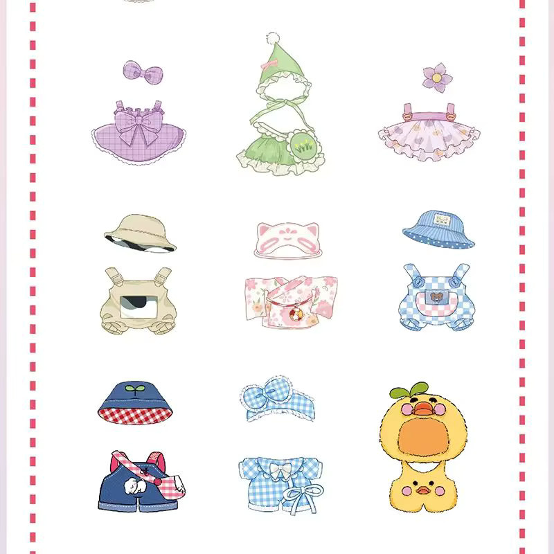 Babythree Lababa Poop Magic Wardrobe, Blindbox-Puppenkleidung, Zubehör - Bild 1