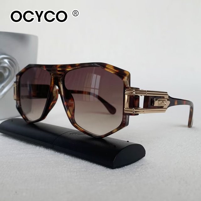 OCYCO Sonnenbrille, Polygon, Metall, Vollrand, Unisex, Schwarz - Bild 1