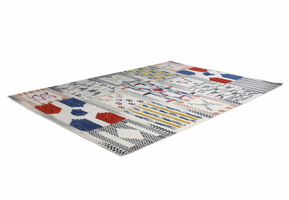 Kayoom Kurzflorteppich Empire 110 in Elfenbein/Multi mit Ethno-Musterung, B/L: 80 x 150 cm - Bild 1