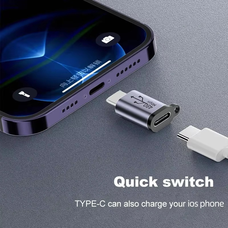 USB-C auf Micro-USB und Mini-USB Buchsenkonverter aus Aluminiumlegierung für Xiaomi und Samsung - Bild 2