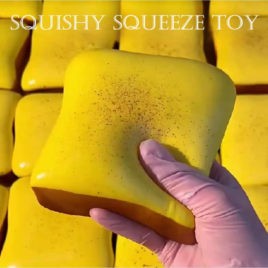 CHUTAI Squishy Butter Toast Bread, SqueezeToy, Stressabbau, Sensorisches Spielzeug - Bild 2