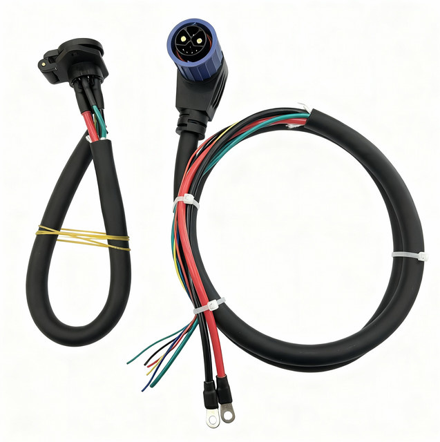 8Pin Locking Lade- und Entladestecker für Chogori und DEGSON Higo, 60A Hochstrom-Port für Elektro-Motorräder, Schwarz - Bild 1