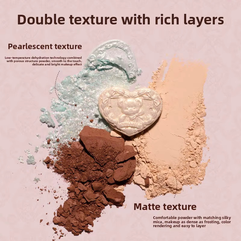 Flower Knows Sweetie Bear Collection Lidschatten-Palette, 6 Farben - Bild 3