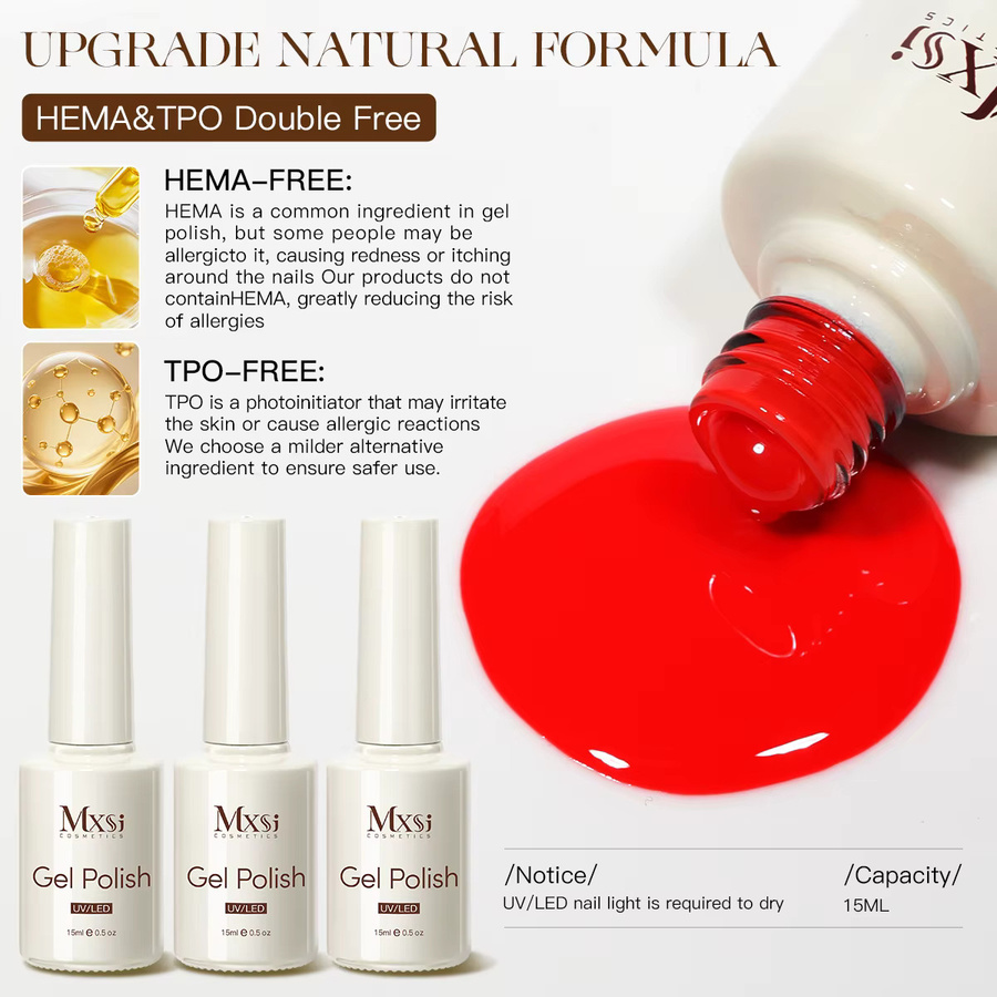 Mxsi Gel-Nagellack, Matt, 15 ml - Bild 2