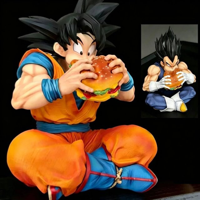 Bandai Dragon Ball Goku & Vegeta beim Burger essen, Anime-Figur, Einzelfigur - Bild 1