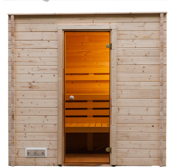 Innensauna mit 40 mm Wandstärke, B/T: 205 x 168 cm - Bild 1