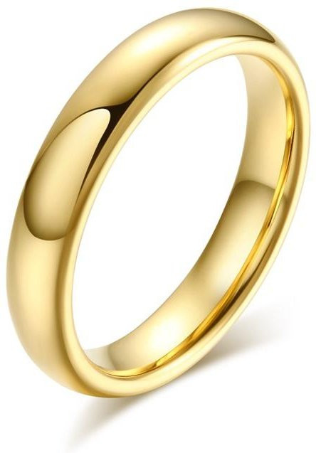 Vnox Eheringe Wolfram, Gold, Unisex - Bild 1