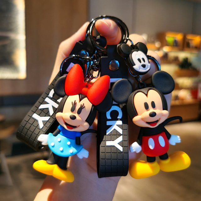 Disney Mickey Mouse Schlüsselanhänger-Set, PVC, Unisex - Bild 1
