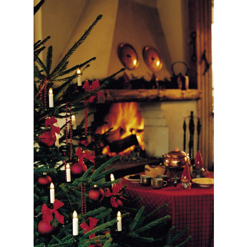 Konstsmide Weihnachts-Baumkette in Weiß mit warmweißen Glühbirnen, 75 W, Kunststoff - Bild 2