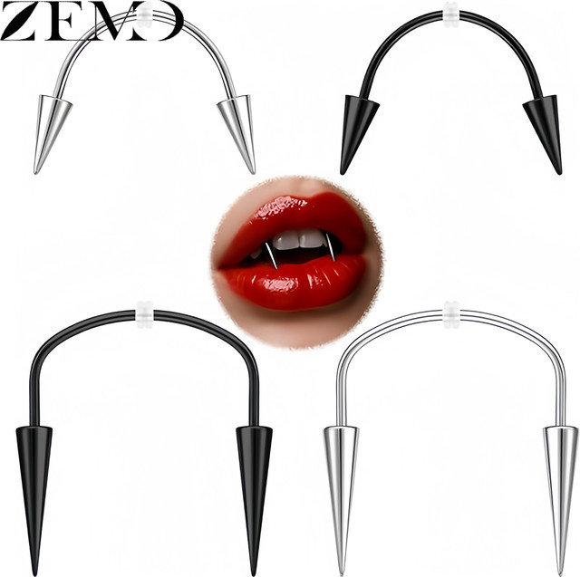 ZEMO Lippenstecker Edelstahl, Silber, Unisex - Bild 1