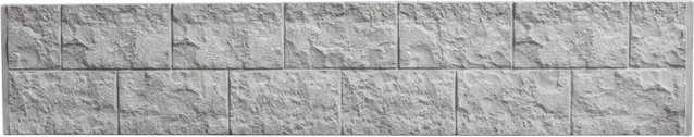 Beckers Betonzaun-Platte Casa Borsika in Betongrau, B/H/T: 38,5 x 200 x 3 cm - Bild 1