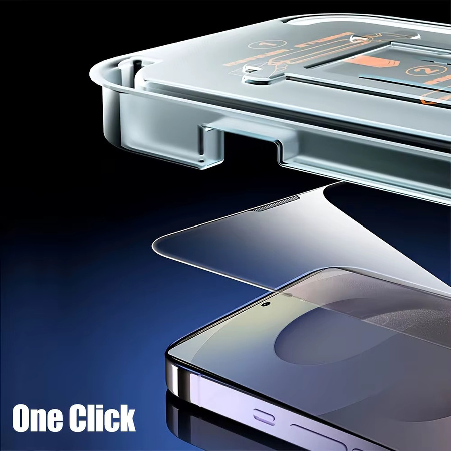 3er-Pack HD Panzerglas Displayschutzfolie für Apple iPhone 12, transparent, kratzfest und staubfreie Installation - Bild 5