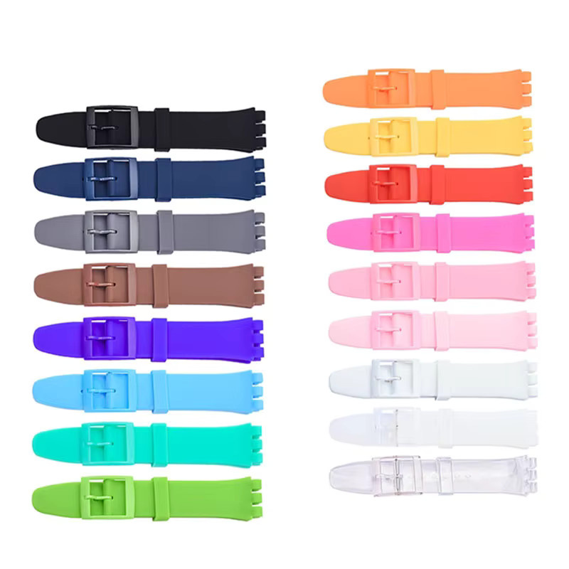 Swatch Uhrenarmband Kautschuk, Bunt, Unisex - Bild 2