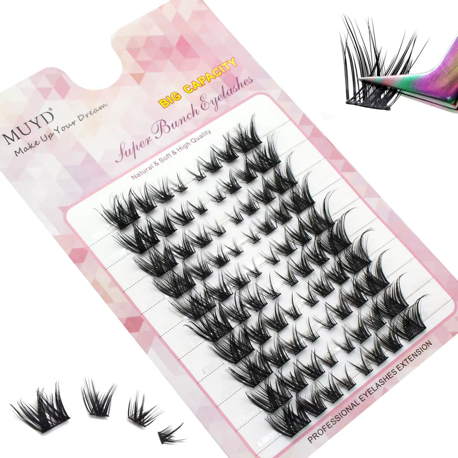 MUYD Segmentierte Wimpern, natürlich, Unisex - Bild 5