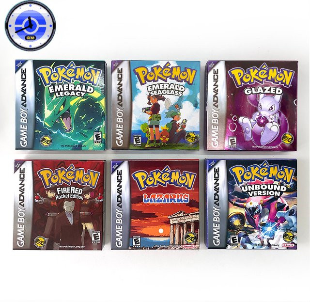 Keeppley Pokemon Emerald Legacy RTC Flash Cart mit Glazed, Firered Rocket und Unbound Cartridge Box in Mehrfarbig - Bild 1