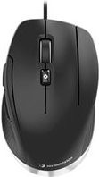 3Dconnexion CadMouse Compact ergonomische USB-Maus für Rechtshänder in Schwarz/Silber - Bild 1