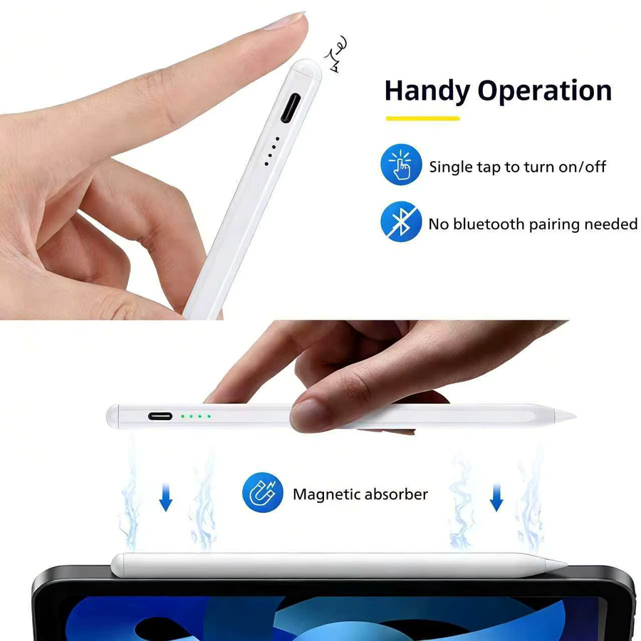 DIXSG Universeller Kapazitiver Stylus-Stift für iOS Android und Windows in Weiß und Mehrfarbig - Bild 4