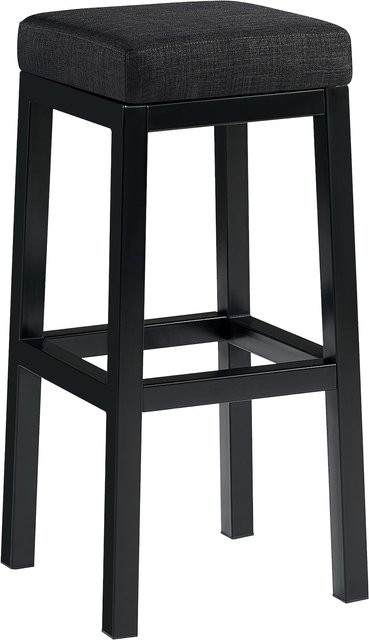 CLP Barhocker Taylor gepolsterter Barstuhl mit schwarzem Metallgestell, Sitzhöhe: 83 cm - Bild 1