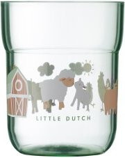 Mepal Mio Kinder-Trinkglas Little Dutch Little Farm, transparent, 250 ml - Bild 1