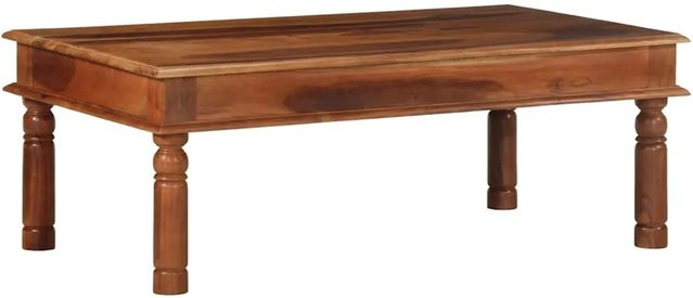 vidaXL Couchtisch aus Massivholz Akazie in Braun, Rechteckig, B/T/H: 110 x 60 x 40 cm - Bild 1