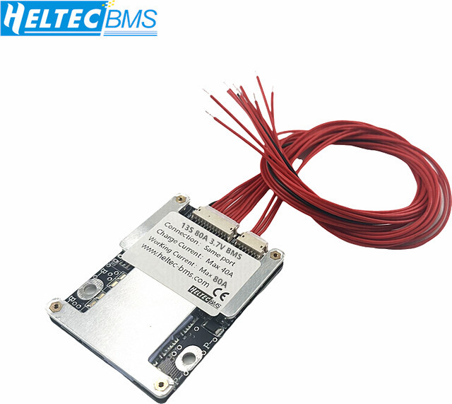 HeltecBMS Batterie-Management-System für LiPo und LiFePO4 Akkus, 80A, Farbe: Silber - Bild 1