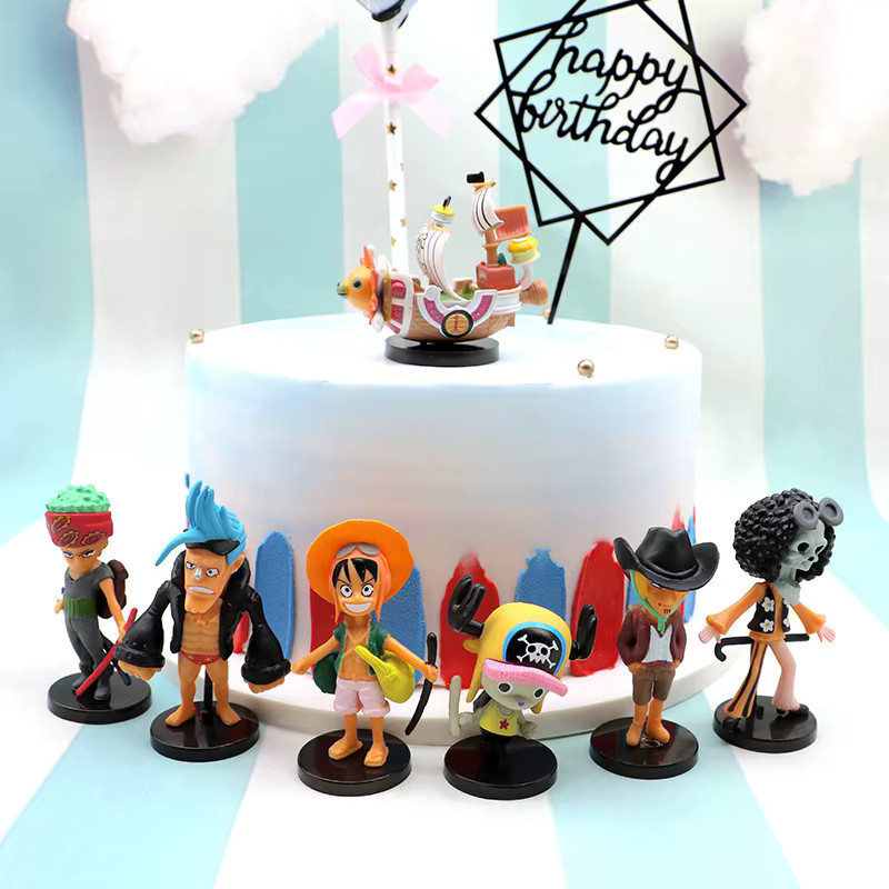 Bandai One Piece Luffy Solon Charaktere, PVC-Modelle, 6-teiliges Set - Bild 4