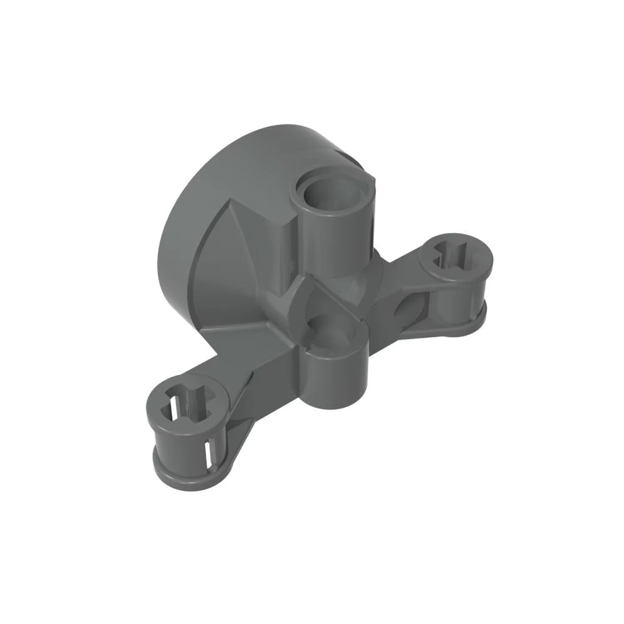 Gobricks Technik-Bausteine Lenkungsteile Radnabenhalter, 10-teiliges Set, Schwarz - Bild 1