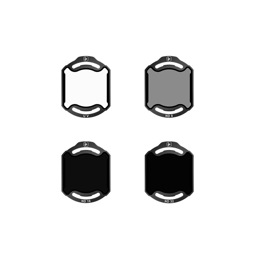 iFlight ND Filter Set ND8 / ND16 / ND32 / UV Filter für DJI O4 Air Unit Pro in Schwarz - Bild 2