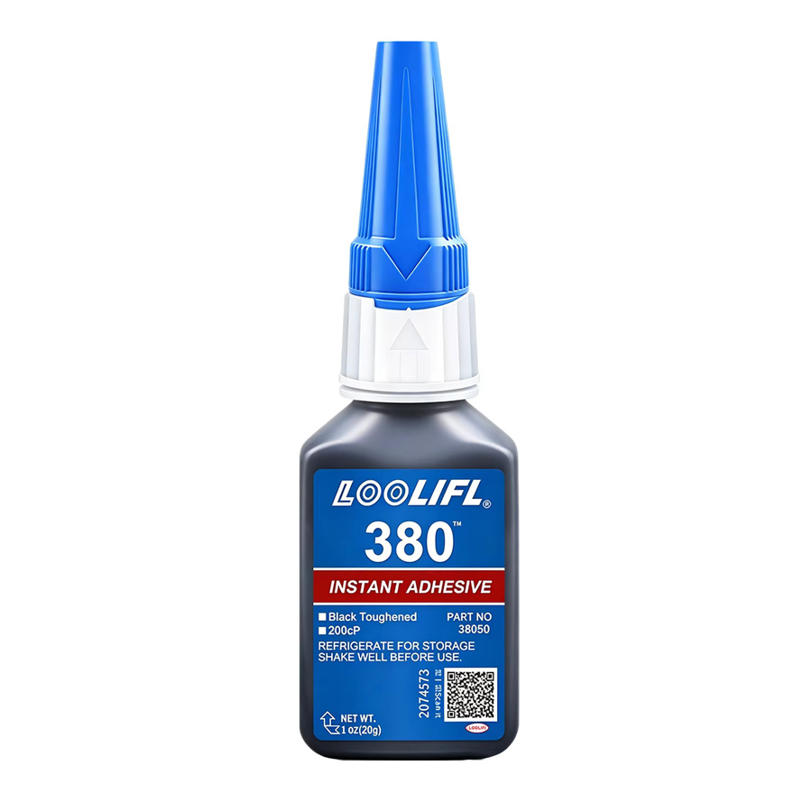 LOOLIFL 380 Schwarzer Superkleber, Cyanacrylat Mehrzweck-Flüssigkleber für Leder, Gummi, Reifen und Kunststoff - Bild 7