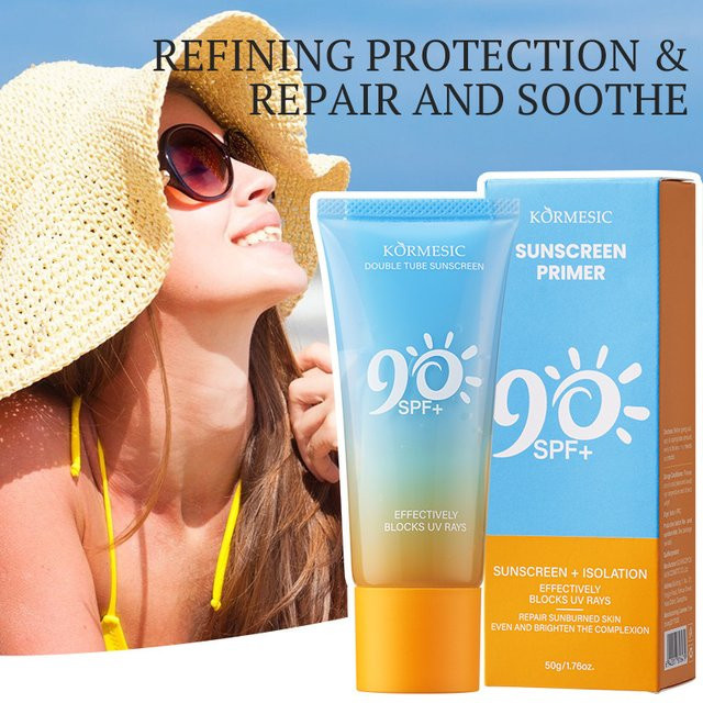 KORMESIC Double Tube Sunscreen Lotion, Gesicht und Körper - Bild 1