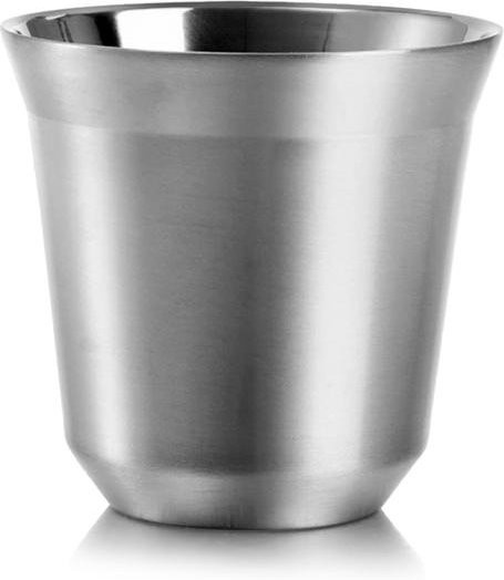 Yiran Furniture Isolierte Edelstahl-Espressotasse Doppelwandig, 160 ml, in Schwarz, Weiß oder Silber - Bild 1