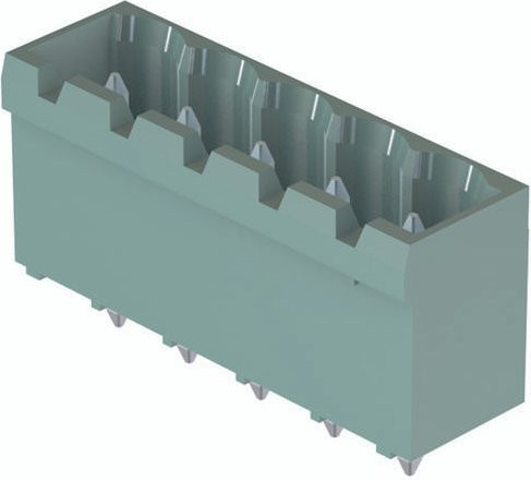 HARTING Grundleiste 14130317001000 aus Messing in Grau mit 1 Reihe - Bild 1