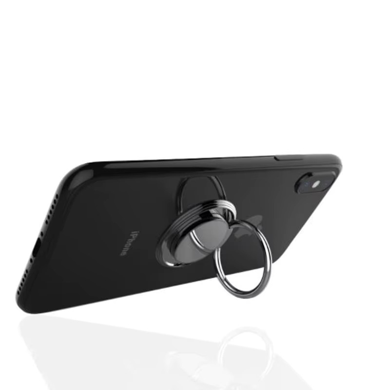 Stoßfeste Silikon TPU Handyhülle mit Ringhalterung für Ulefone Armor 25T Pro 5G und 25T in Schwarz und Transparent - Bild 5