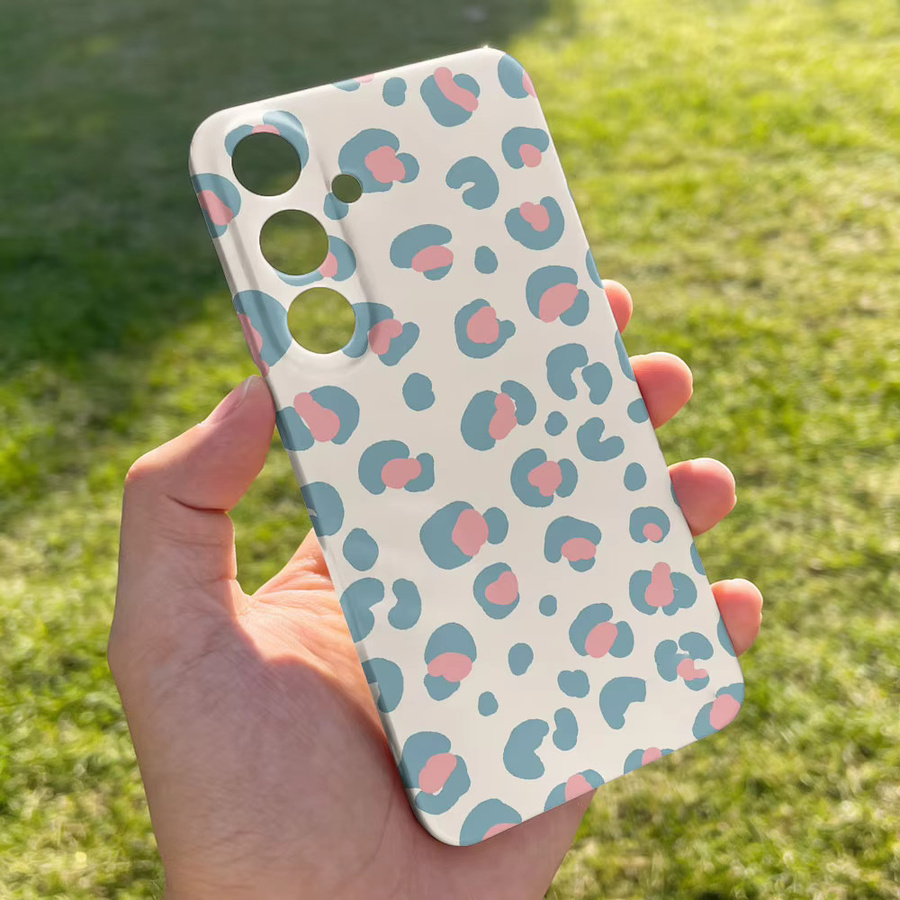 Handyhülle mit Leopardenmuster für Samsung Galaxy S26 S25 S24 S23 S22 Plus S21 Ultra Edge S23 S24 S25 FE, harte PC-Stoßfängerhülle, Multicolor - Bild 3