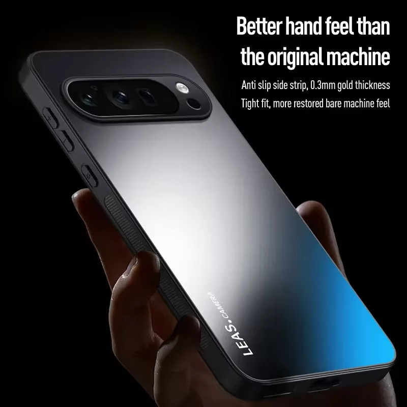 AG Mattierte Anti-Fingerabdruck-Rückplatte Schutzhülle für Google Pixel 11 Pro XL 10A 9A 8 7 6 A/Pro in Schwarz - Bild 4