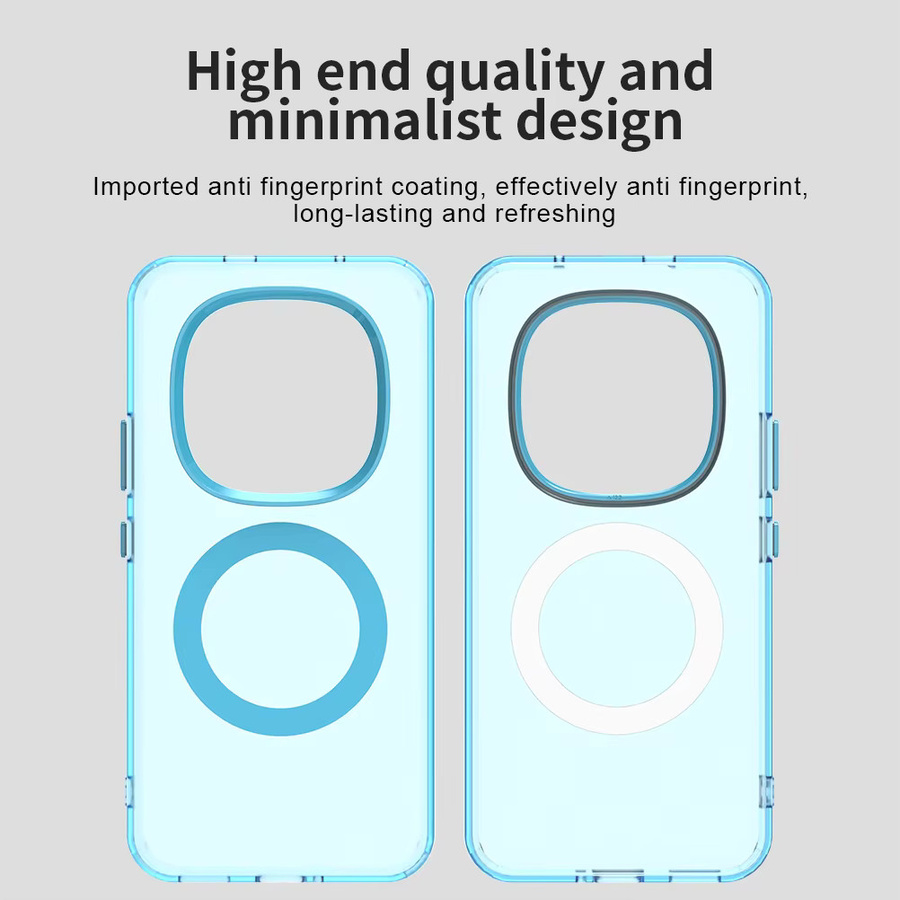 Transparente magnetische Schutzhülle für Xiaomi Redmi Note 15 14 13 12 Pro Plus und POCO X5 X6 X7 15C 5G mit kabelloser Ladefunktion und Rüstungsabdeckung - Bild 3
