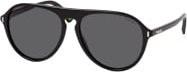Polaroid PLD 6225/S Sonnenbrille Aviator, Herren, Vollrand, Schwarz, Grau, Kunststoff - Bild 1