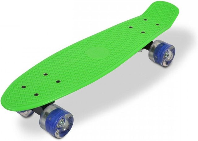 Byox Spice LED Skateboard, 22 Zoll, hellgrün - Bild 1