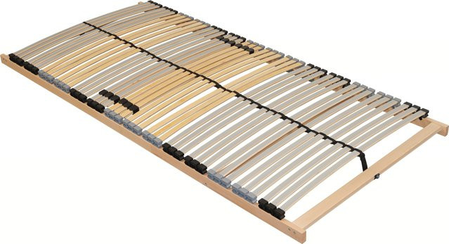 BECO 7-Zonen Lattenrost Luxus Star 42 aus Buchen- und Birkenholz in Braun, B/T: 80 x 200 cm - Bild 1