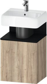 Duravit Waschtischunterschrank Qatego in Weiß mit Marmor-Optik, B/T/H: 44 x 35 x 64,5 cm - Bild 1