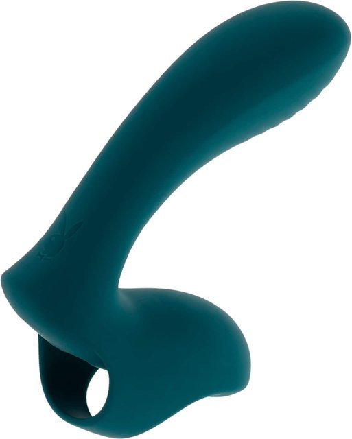 Playboy Ring Wrapped Around Your Finger in Blau, Durchmesser: 12,9 cm - Bild 1