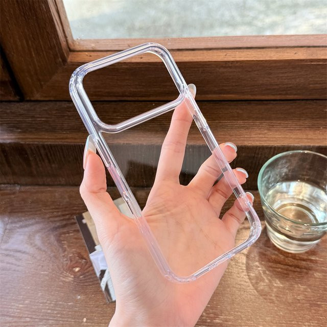 Transparente Acryl-Handyhülle von szHAIyu für iPhone 17 Air 16 Plus 15 14 13 12 11 Pro Max 16e Mini X XS XR 7 8 mit TPU-Schutz in Klar - Bild 1