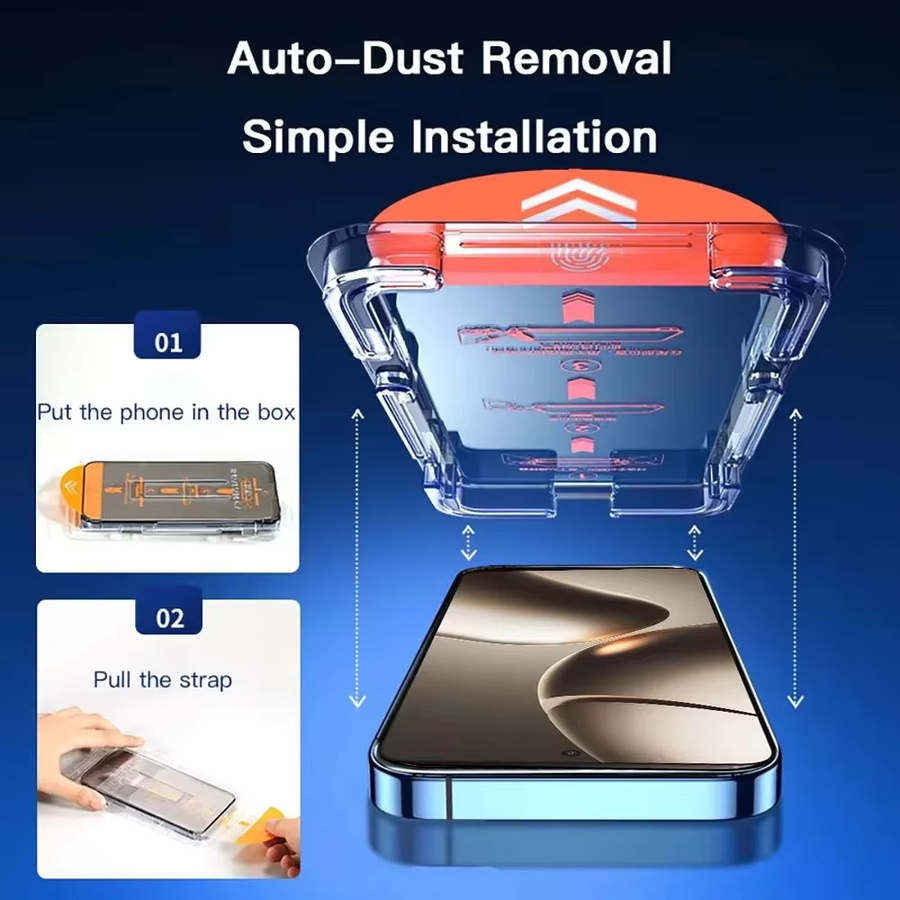 2 Stück Displayschutzfolie aus gehärtetem Glas für Xiaomi 15T, 15T Pro, 14T, 13T und 11T Pro, transparent - Bild 2