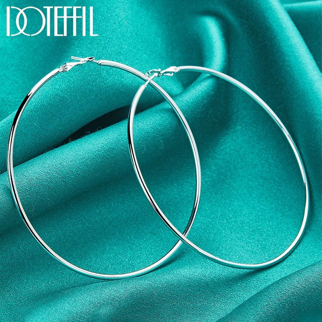 DOTEFFIL Creolen 925 Silber, Damen - Bild 1