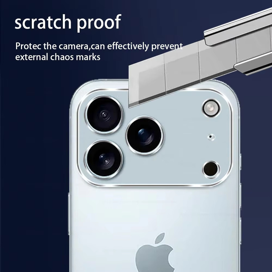 2er-Set 3D gebogenes gehärtetes Glas für iPhone 17 Pro Max und iPhone 17 Pro als transparenter Kamera-Objektivschutz und Linsenschutz - Bild 2