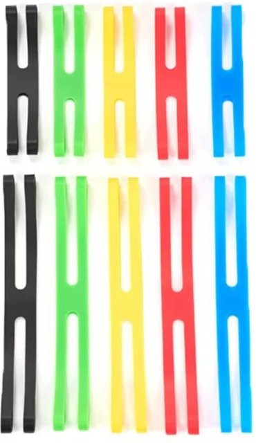 Binchi Outdoor Silikon Elastikband H-förmiges Flaches Geschirr Verpackungsband für Camping und Outdoor in verschiedenen Farben - Bild 1