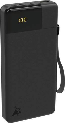 Aqiila Powerbird B20B Powerbank 20000 mAh mit USB-A und USB-C in Schwarz - Bild 1