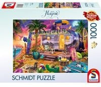 Schmidt Spiele Puzzle Mit dem Wohnwagen am Meer von Jeff Haynie, 1000 Teile - Bild 1