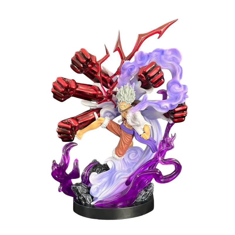 Bandai One Piece Gear 5 Nika Luffy Figur, Anime-Statue, für Erwachsene - Bild 3