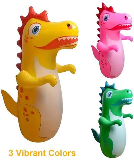 A Family Of Home Textiles Bunter aufblasbarer Dinosaurier-Boxsack - Bild 1